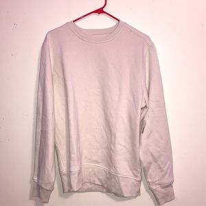 Plain white hoodie